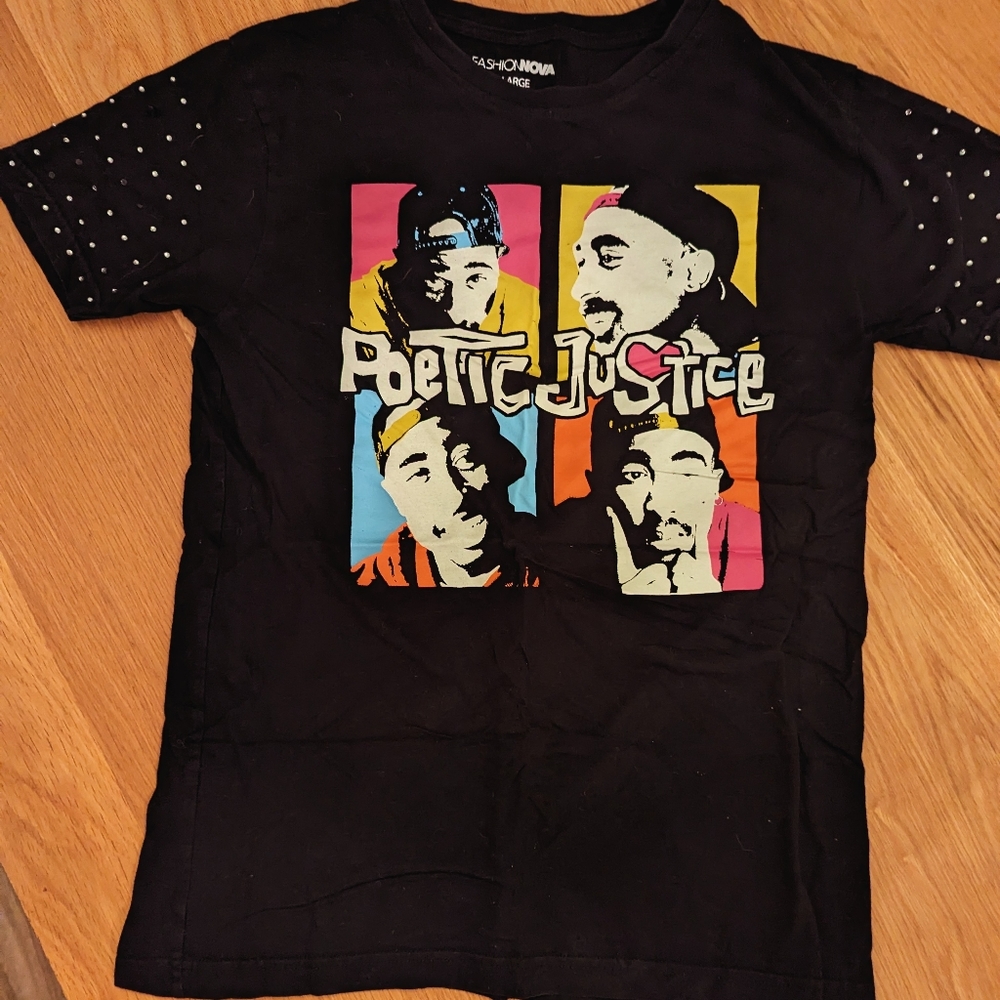 Tupac Poetic Justice women's shirt size Large